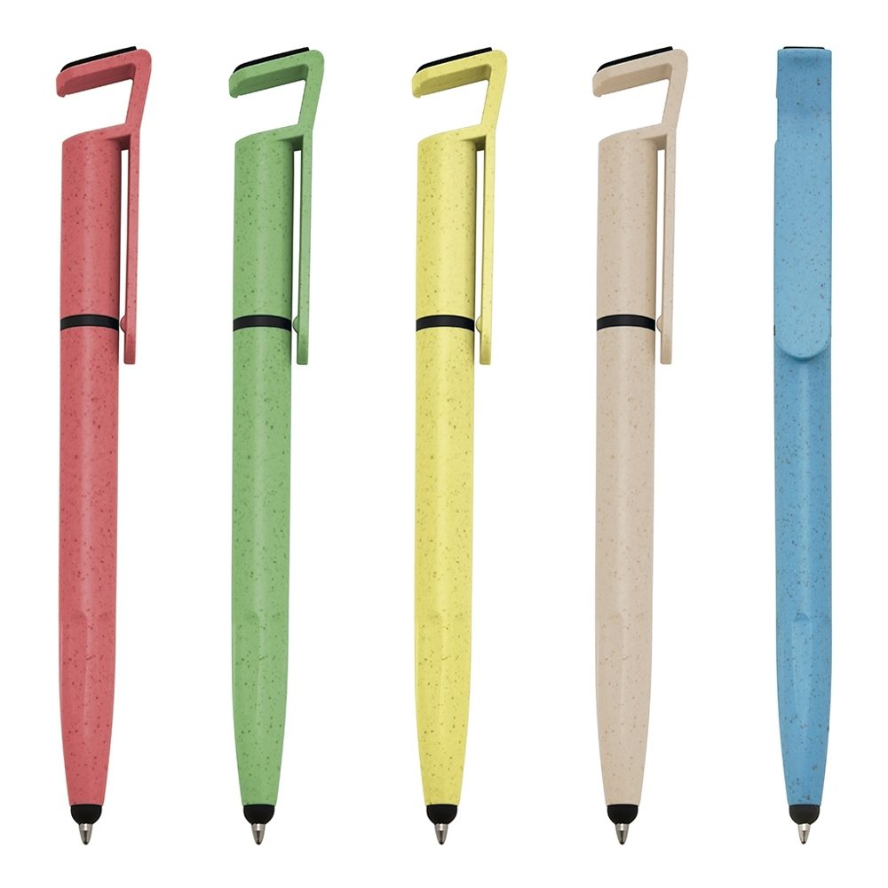 Caneta Fibra de Bambu Touch com Suporte – 00708T