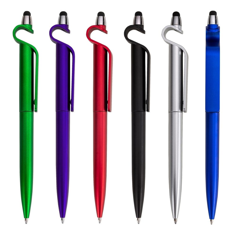 Caneta Plástica Touch com Suporte – 13499B