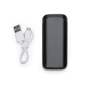 Power Bank Plástico com Indicador Led e Lanterna-12792