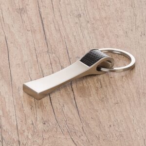 Chaveiro Metal com Couro-12025