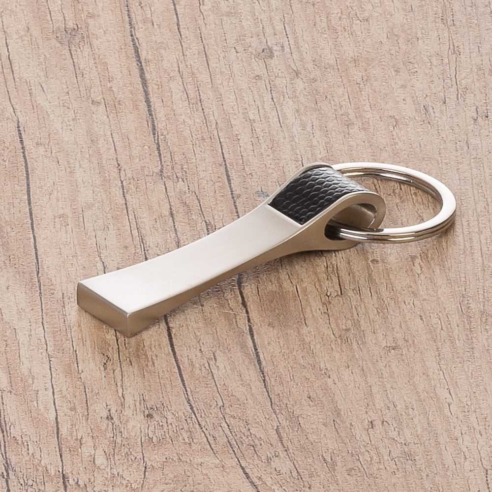 Chaveiro Metal com Couro-12025