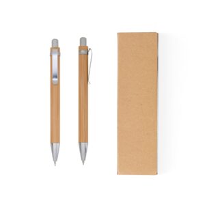 Kit Ecológico Caneta e Lapiseira Bambu – 14681