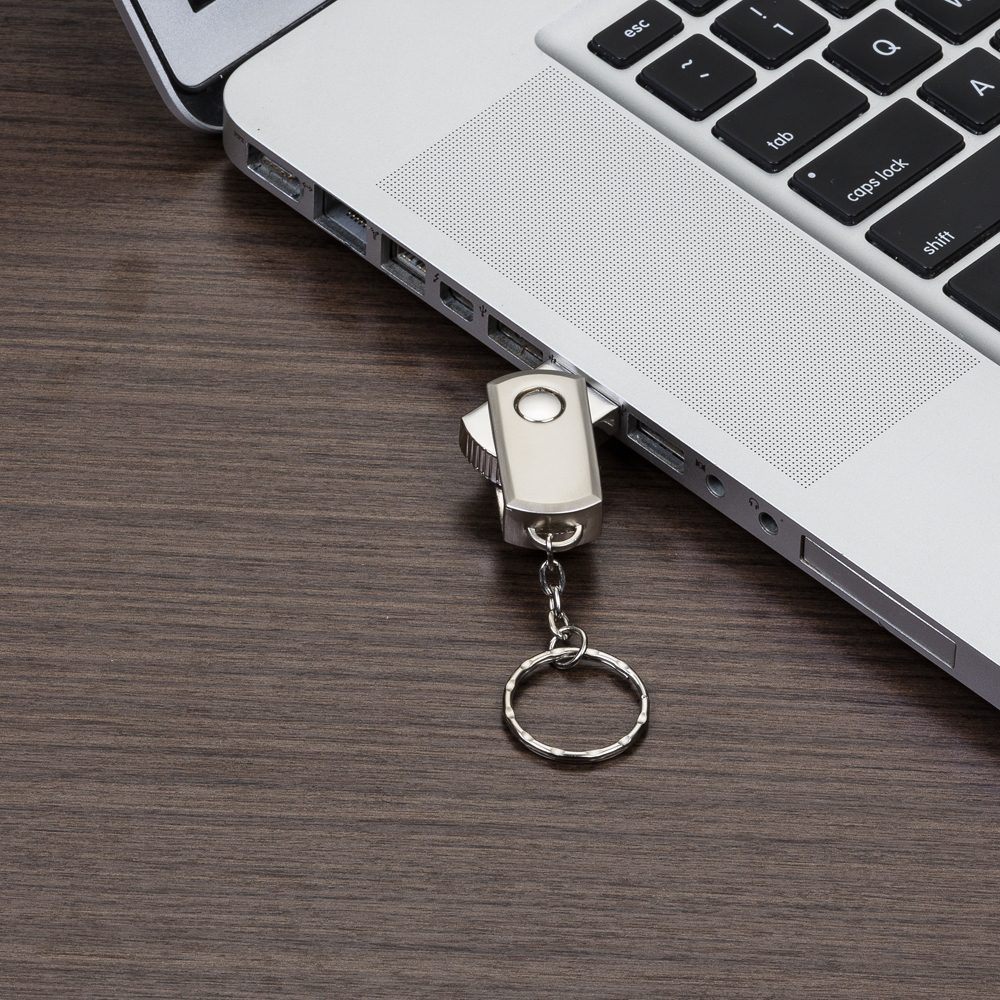 Mini Pen Drive 4GB Giratório-00029-4GB