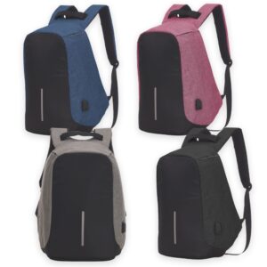 Mochila Poliéster Anti-Furto USB-14290