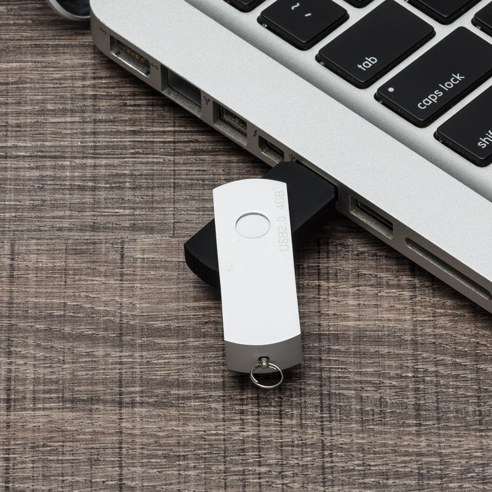 Pen Drive Giratório 4GB-00010-4GB